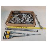 Many Sockets, Ratchets, & Torque Wrench