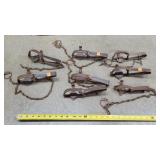 8- Mixed 3" Long Spring Traps