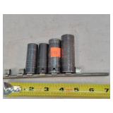 Snap-on 3/8 4pc Impact Sockets - MM & SAE