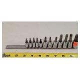 Snap-on 11pc 3/8 & 1/2" Star Sockets