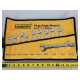 Wisdom 10pc Metric Angle Wrench Set