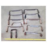 11- Antique Wood Draw Knives