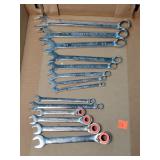 13pc SAE Open End Wrenches