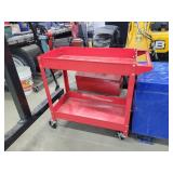 15x29 4 Wheel Shop Dolly - Bent caster