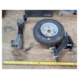 Short Trailer Jack, Wheel, & Spare Tire Bracket