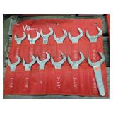 V8 12pc Hydraulic Wrench Set