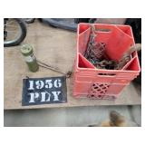 Misc. Log Chains, 1956 Ply Sign, & More