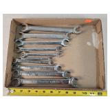 Snap-on 10pc Dbl. Flare Nut Wrench Set
