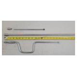 Snap-on 3/8 Extensions (1 broken) & Crank Driver