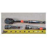 Snap-on 1/2" 10" Ratchet & 2- Extensions