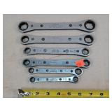 Snap-on 6pc SAE & Metric Ratchet Wrenches