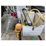 Ridgid Vac water Pump, Large Caulk Gun