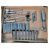 3/8" 26pc Sockets, Ratchets, & Breaker Bars