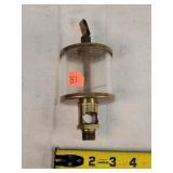 Antique Brass Engine Oiler 2.5" Dia
