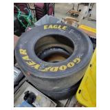 2- Used Goodyear Eagle Nascar Tires