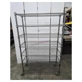 Metal 7 Tier Rolling Shelf Unit - 14" x 36" x 56"