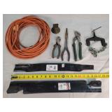 3-20" Mower Blades, Drop Cord  Jmac Plyers