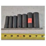 Snap-on 3/8 Deep Impact SAE Socket Set 7pc