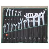 Jmac 17pc Metric Open End Wrench Set