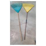 2 Used Lawn Rakes