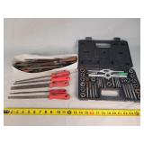 Small Tap & Die Set & Many Files