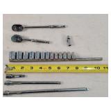 Snap-on Metric 1/4" 19pc Ratchet / Socket Set
