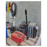 Mercury 7.5 HP Boat Motor & Gas Can