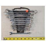 12- Master Mechanic SAE Open End Wrenches
