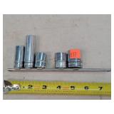 Snap-on Misc 3/8 5pc Sockets