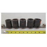 Snap-on 3/4 SAE 6pc Impact Socket Set