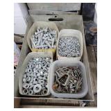 11x16 Alum Box of Bolts, Nuts, Screws