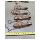 4- Victor 4" Long Spring Traps