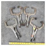 4- Vise Grips Clamps
