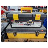 2 Tool Boxs 18" x 8" & 22" x 10"