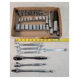 3/8 Ratchets, Misc 3/8 & 1/2 Sockets, & Wrenches