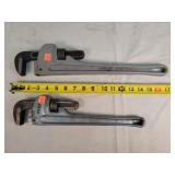 Aluminum 14 & 18" Pipe Wrenches