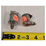 2- Vintage 2" Tall Grease Cups