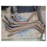 10- Cast Iron Seat Brackets