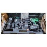Hitachi 18V Drill & Light Set - Dead Batteries
