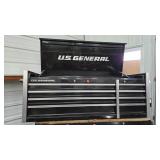 US General 8 Drawer Locking Ball Bearing Tool Box