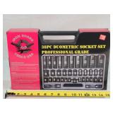 Iron Shark 38pc Duometric Socket Set 3/8 & 1/2