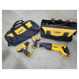 2 DeWalt Tool Bags, Saws All, Impact & Drill