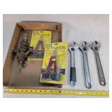 3- 12" Crescent Wrenches, Multi Tool Plyers