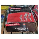 Aeropro 9pc Spray Gun Set - Open Box