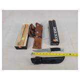 10' Buck Knife & Hand Saw in Sheath