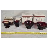 4 pcs of Avon Cape Cod Glassware