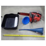 Homelite 8' Chain saw - Needs Work & Funnels