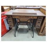 Antique Singer Tredle Sewing Machine