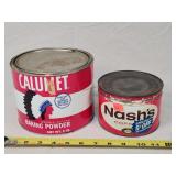2- Vintage Coffee Tins