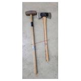 Sledgehammer & 2 Sided Axe